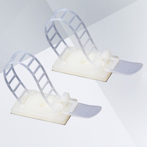 50 Pcs Adhesive Cable Tie Mounts Wire Clamp Cord Management Ties - Photo 7/8