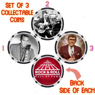 CARL PERKINS - ROCK & ROLL HALL OF FAME - COLLECTABLE COIN SET