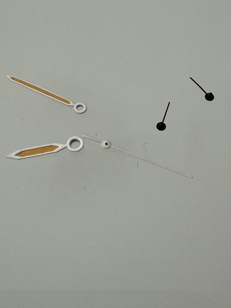 Vintage Heuer Mareograph Chronograph Hands Set Valjoux 72 Original Lume