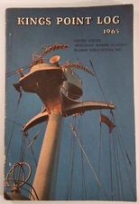 USMMA U.S. Merchant Marine Academy Kings Point Log Rare VHTF Vtg 1965 New York 