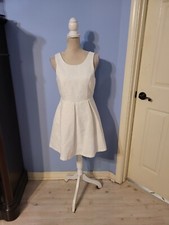 Forever 21 Medium Dress Womens White And Black Sleeveless