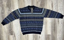 Hawick Knitwear Men’s Sweater 100% Lambs Wool Size L