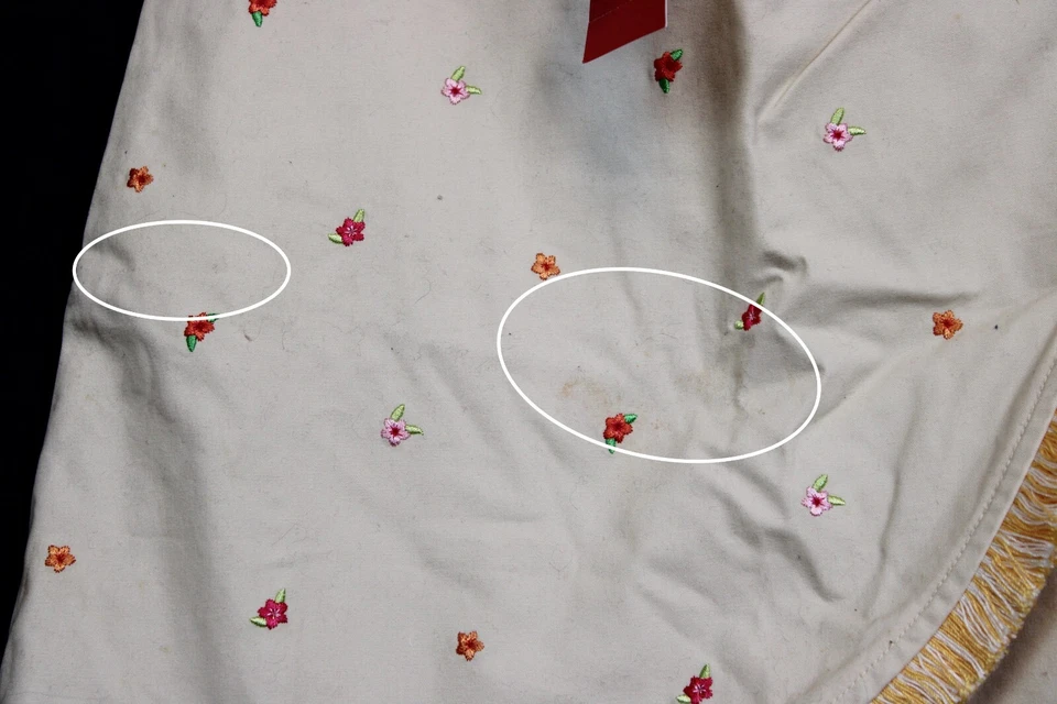 Новый с Ярлыками 2005 Gymboree тропический рай хаки надежном вокруг юбка бахрома цветок размер 8 - Изображение 2 из 4