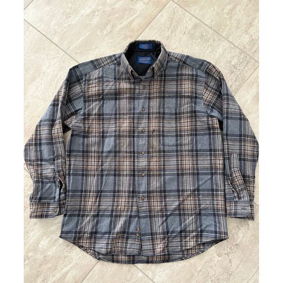 Pendleton 100% wool button down - image 1