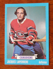 1973-74 TOPPS HOCKEY #137 JACQUES LAPERRIERE MONTREAL CANADIENS NM A-10311
