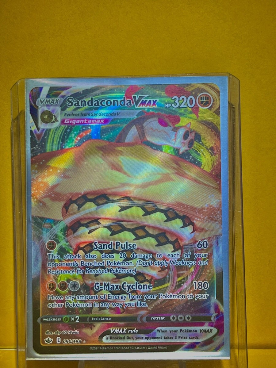Pokemon Card 2021 SANDACONDA Vmax 90/198 *Ultra Rare* Chilling Reign FOIL   | eBay