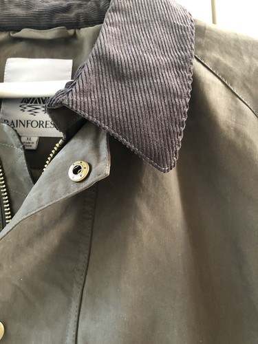 Nordstrom RAINFOREST RF20888 XL Mens BARN CHORE COAT Portabella Gray $295 NWT - Picture 3 of 10