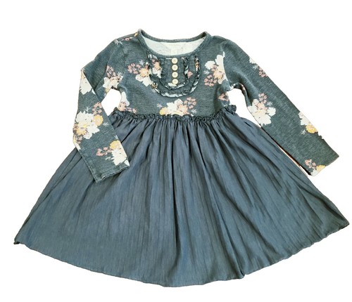 matilda jane as a princess dress Matilda Jane As A Princess Dress Girls 2 Floral Twirl Ruffle Pockets  Cottagecore