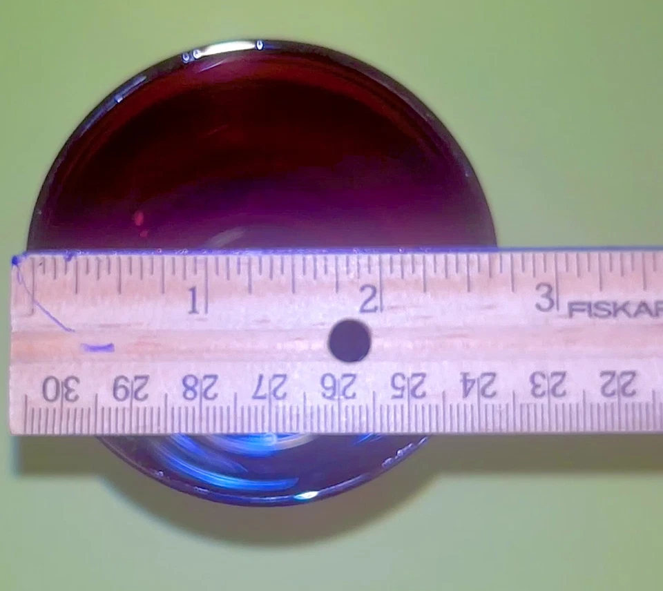 Set of 6 Anchor Hocking Baltic Royal Ruby Footed Water Glasses - Image 2 of 4