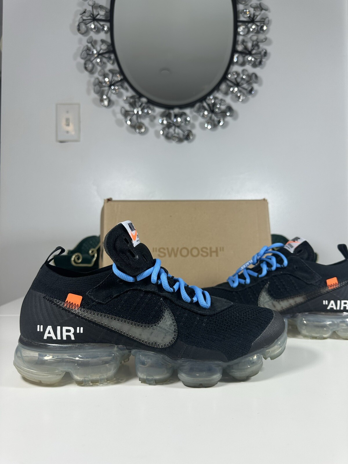 OFF WHITE X NIKE Taglia 9 Nike Air VaporMax x OFF WHITE parte 2 2018 AA3831 002
