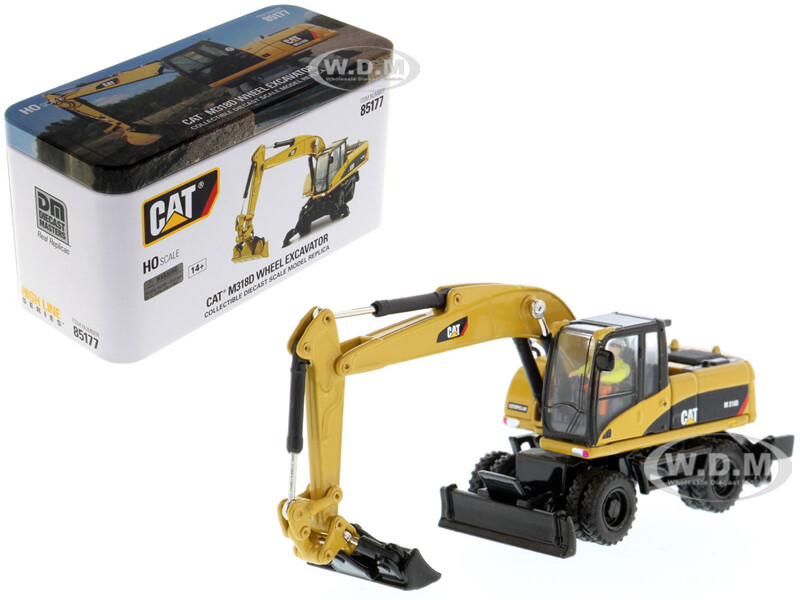 КОЛЕСНЫЙ ЭКСКАВАТОР CAT CATERPILLAR M318D В МАСШТАБЕ 1/87 (HO) ОТ DIECAST MASTERS 85177