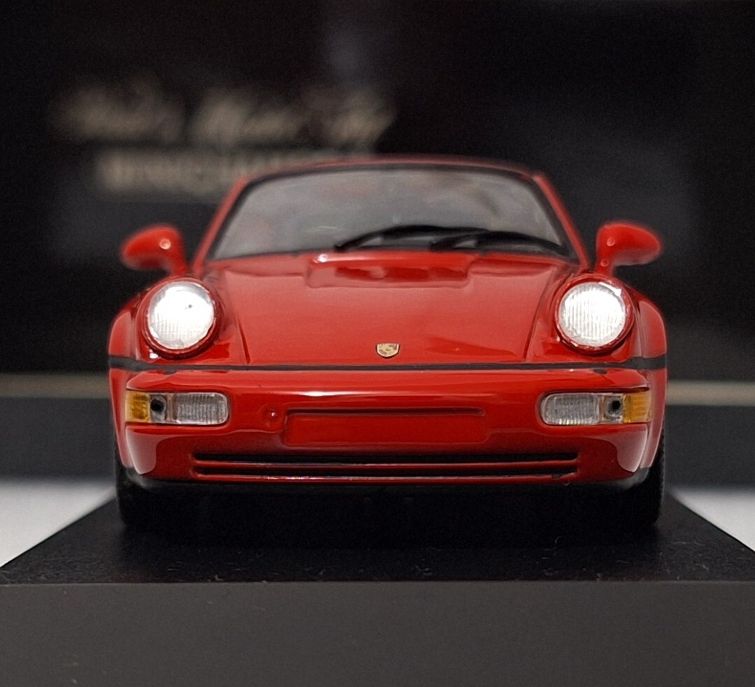 Porsche 911 (964) Turbo India 1990 Red 1:43 Minichamps 430069104