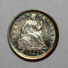 1853 Seated Liberty Half Dime UR123