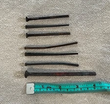 Lot of 7 Antique Square Nails - various sizes