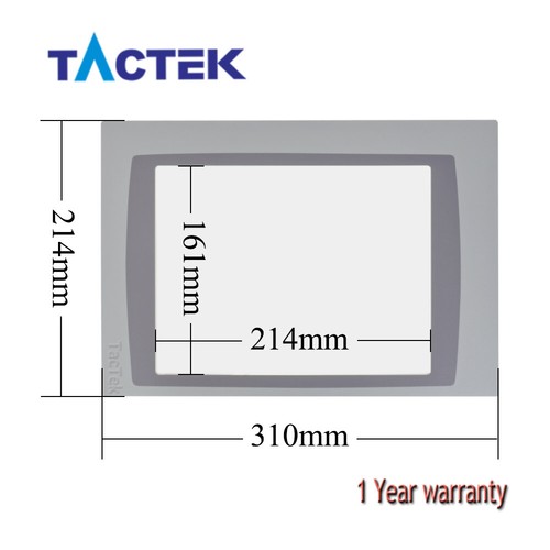 Touch Screen for 2711P-RDT10C Panel Glass Digitizer with Front Overlay Film - Picture 2 of 9