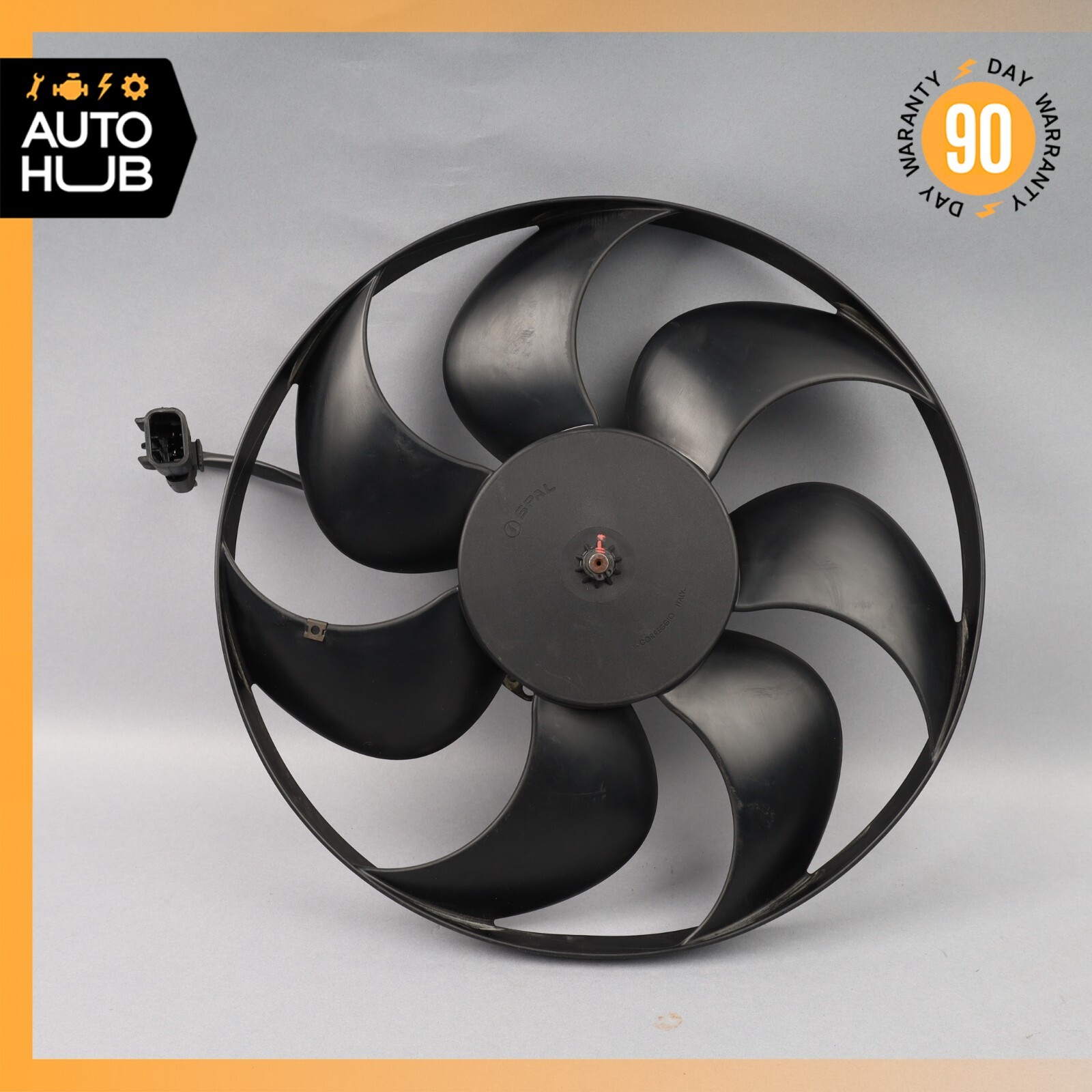 04-10 Maserati Quattroporte M139 Left Side Radiator Cooling Fan Motor OEM