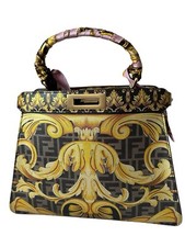 Exclusive Fendace Peekaboo Bag - Regular Size With Pink Wrappee. Only One In Uk.