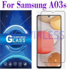 FOR SAMSUNG Galaxy A03s Clear-TEMPERED GLASS SCREEN PROTECTOR ,Case Friendly