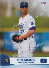 2023 Omaha Storm Chasers Mike Mayers RC Rookie Royals Minor League