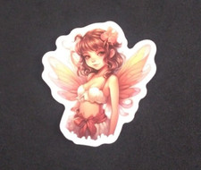 Colorful Cute Fairy Sticker 2" x 1.75" J