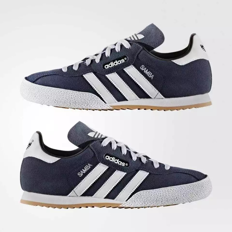 adidas Originals SAMBA SUPER SUEDE 019332 Navy Footwear White Navy image 9
