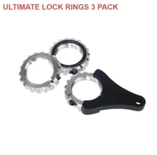 Lee 90566 Ultimate Lock Rings 3 pk With Wrench FAST SAME DAY SHIPPING