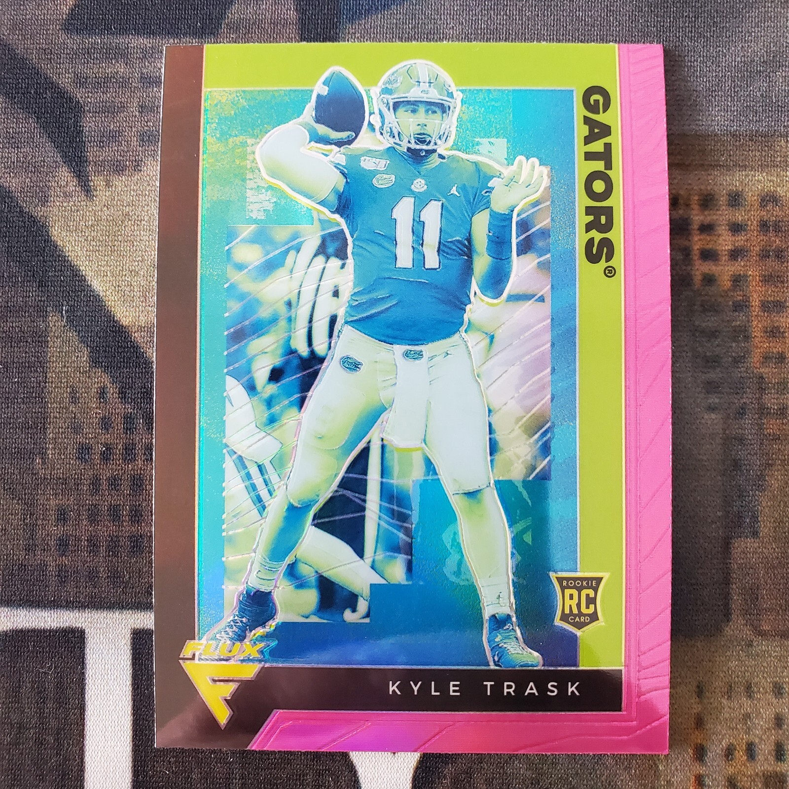 Kyle Trask Panini Flux PINK Parallel  - 2021 Panini Chronicles Draft Picks RC