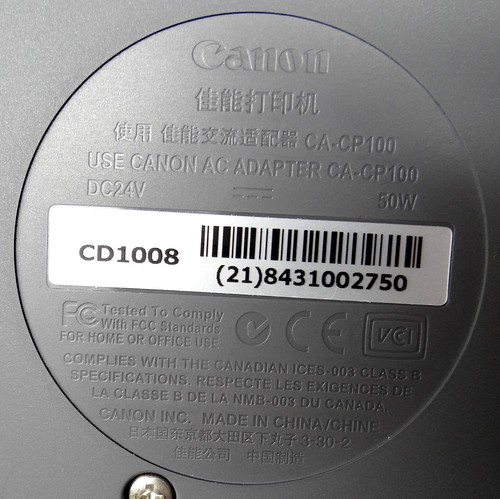 Canon CP220 Compact Photo Printer Direct Print Dye Sublimation Missing CD ROM - Picture 5 of 10