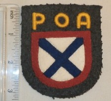 WW2 German patch Russian volunteers POA Luftwaffe high end reproduction
