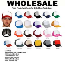 WHOLESALE 12 pc TRUCKER HAT MESH CAP Bulk Lot New U PICK COLOR Hats USA SHIPPER