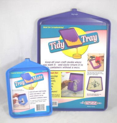 Tidy Crafts Tidy Tray Combo Set, 6'' x 8'' and 10'' x 14'', 2-Pack  #1612