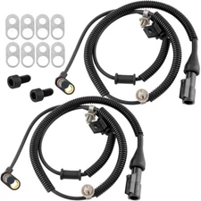 Set Of 2 Front ABS Wheel Speed Sensor Fit 2009 2010 Ford F-150 F150 2WD FL