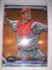 2012 Topps Finest Orange Refractor /99 Devin Mesoraco #56 Rookie RC