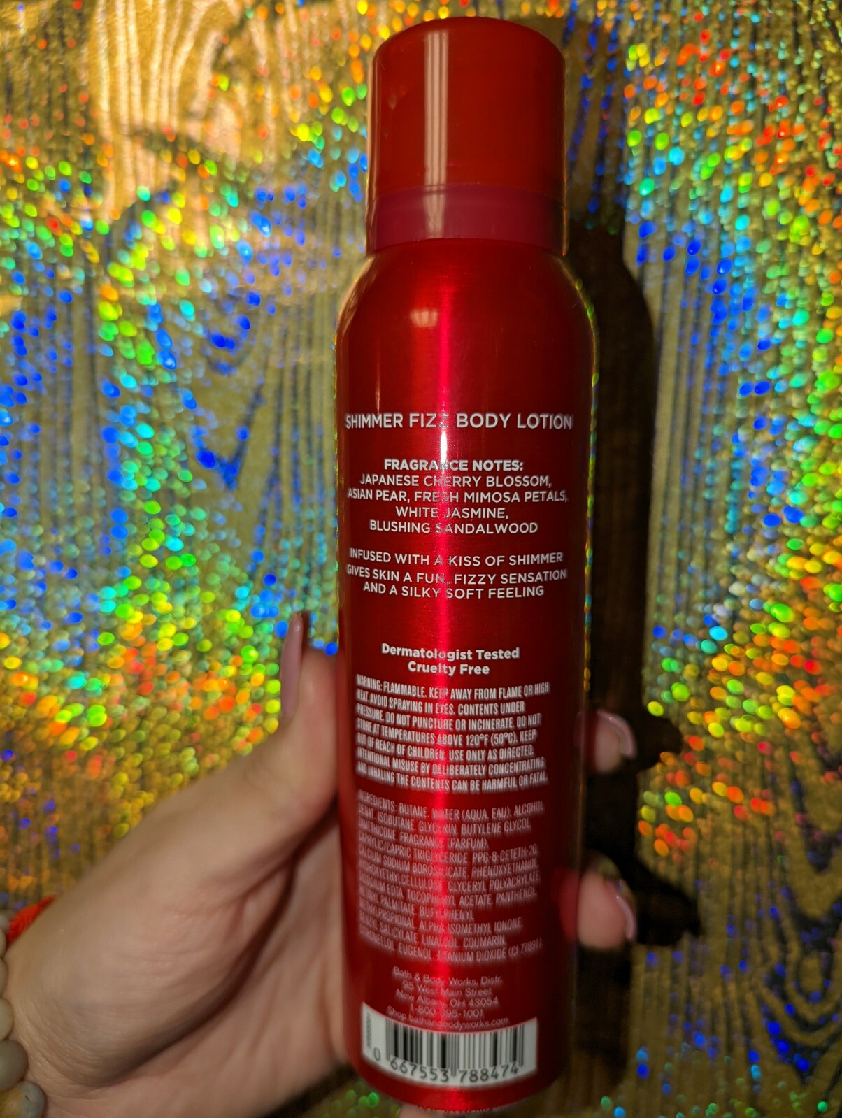 Japanese Cherry Blossom Bath & Body Works. Shimmer Fizz Body Lotion