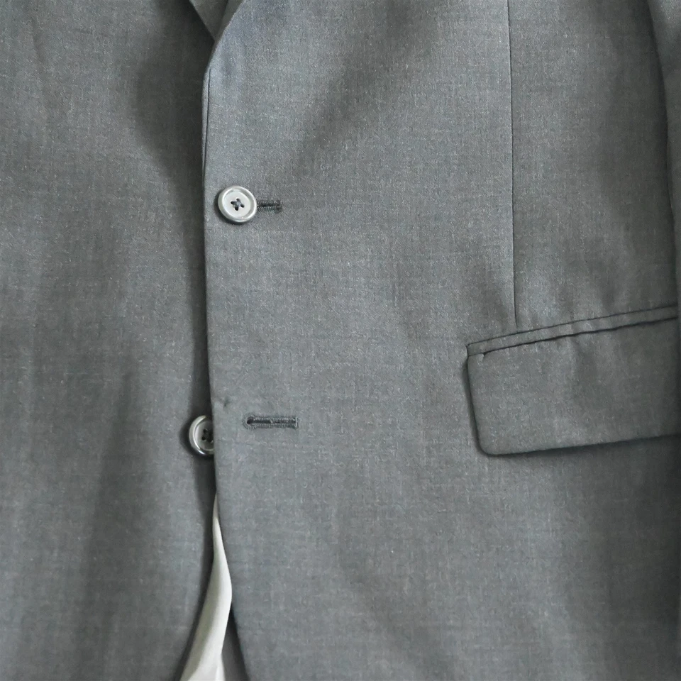 Jos A Bank 38S Charcoal Gray 100% Wool Mens Blazer Suit Jacket Sport Coat - Image 3 of 4