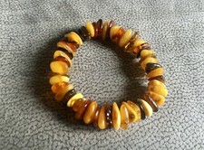 ANCIEN BRACELET AMBRE ANTIQUE BUTTERSCOTCH