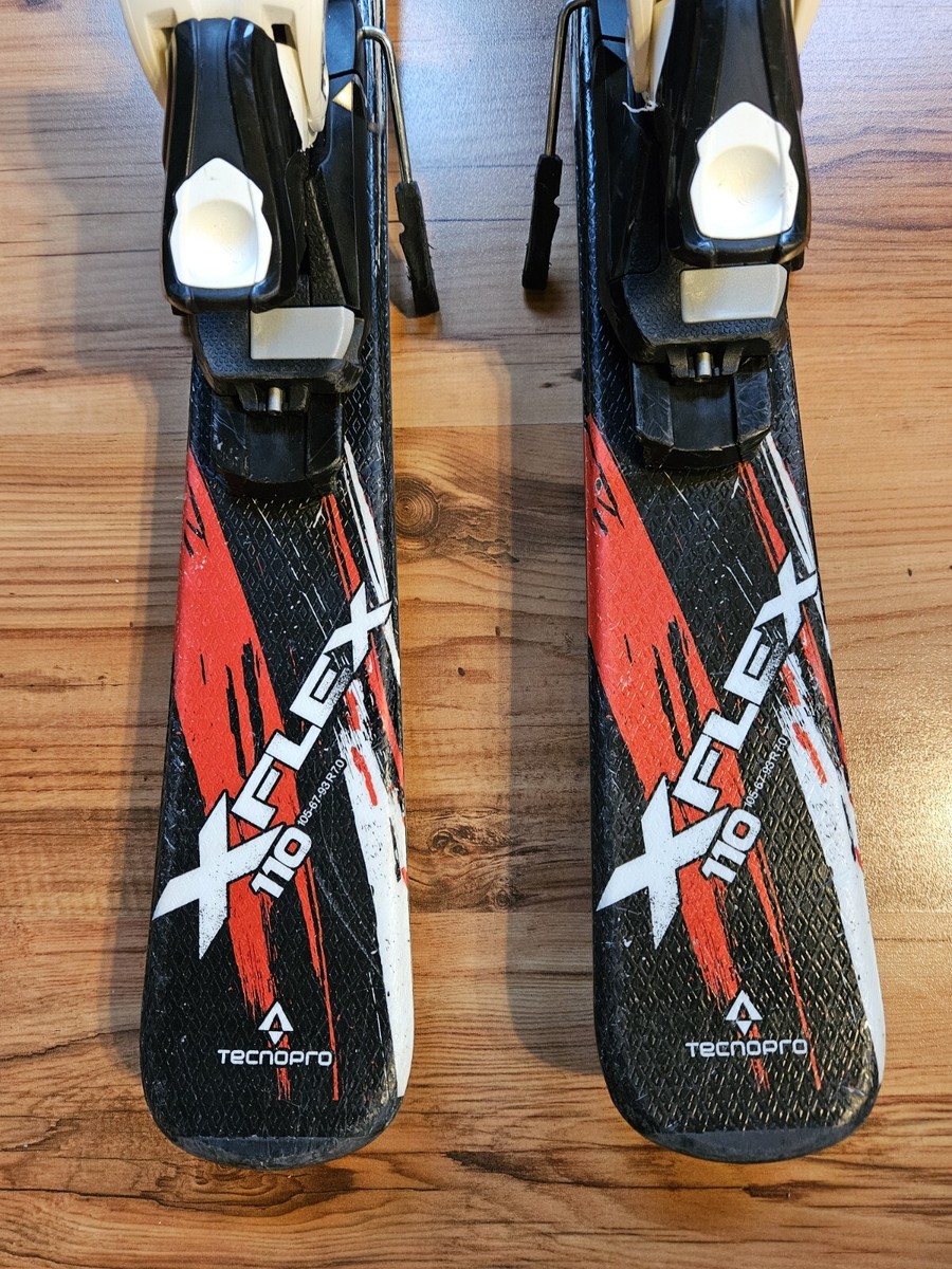 Kids Tecno Pro XT Team X Flex Youth Snow Skis with TC45 Bindings
