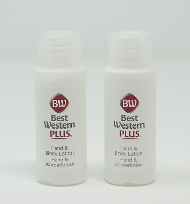 2x 30 ml Best Western Plus Hand & Body Lotion NEU Probe Kosmetik Hotel Körper
