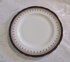 Vintage Aynsley Leighton Cobalt Blue & Gilt Fluted Tea / Side Plate 18.5cm