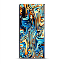 Skins Decal Wrap for Samsung Galaxy Note 10 blue orange psychadelic oil slick
