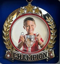 Regent Square "Champion" Photo Holder Collectible Ornament W/ Crystal
