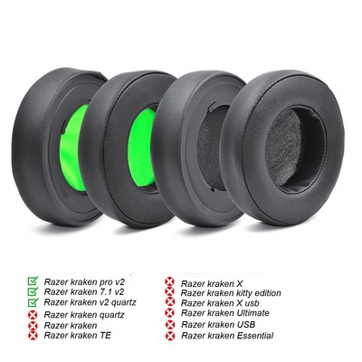 Round oval Ear pads for Razer Kraken 