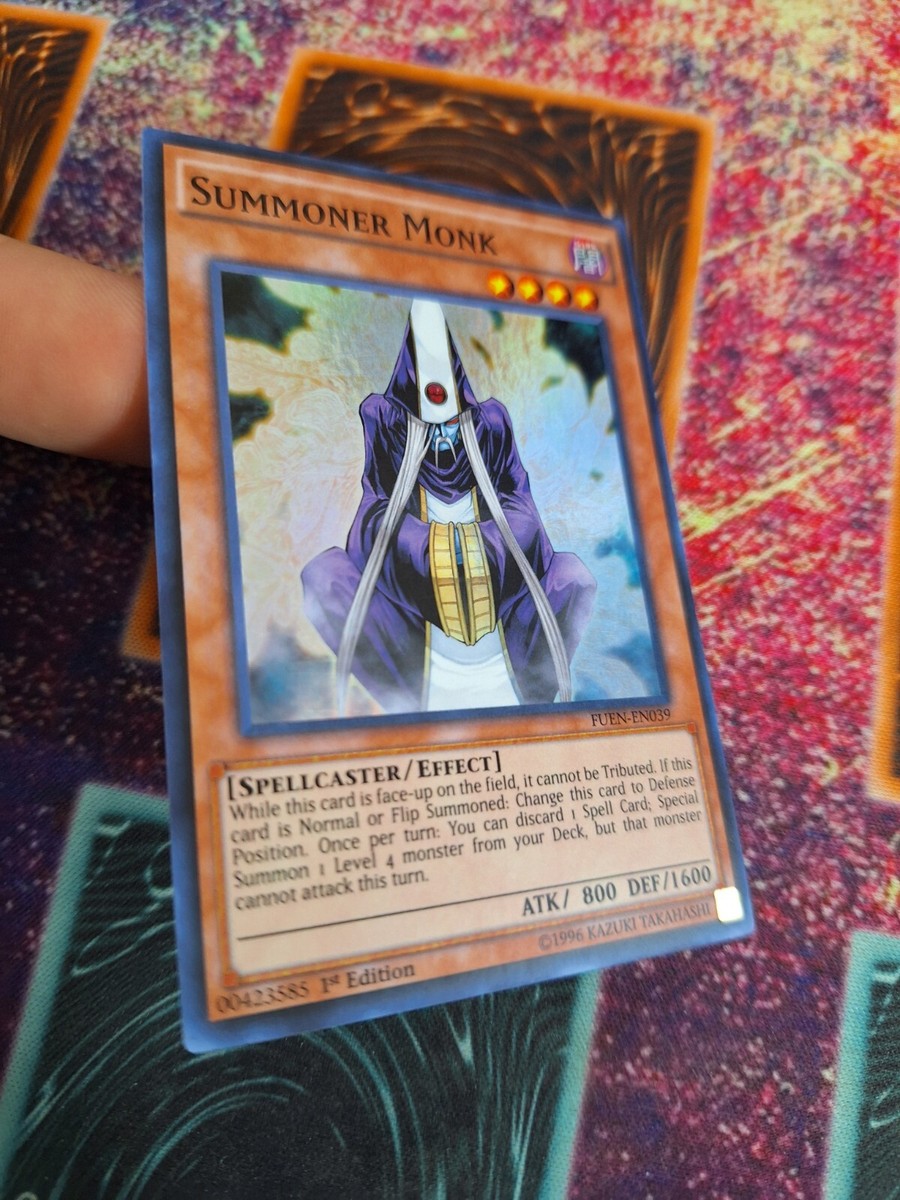 Yu-Gi-Oh! TCG Summoner Monk FUEN-EN039 Super Rare 1st Edition Near