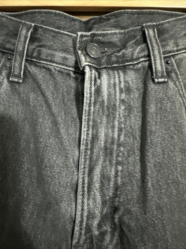 NWOT Calvin Klein Mens Standard Straight fit Denim Jeans 34/30 Faded Black Solid - Picture 8 of 16