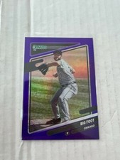 Big Foot 2021 Donruss Purple Foil Nickname Card #90