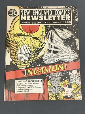 NEC New England Comics Newsletter Issue 37/38 Oct/Nov 1988 64-PG   