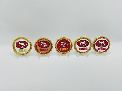 Tribute Coins San Francisco 49ers Super Bowl Champion 5 Coin Set