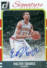 Walter Tavares autographed Basketball Card 2016 Panini Donruss Signature #8