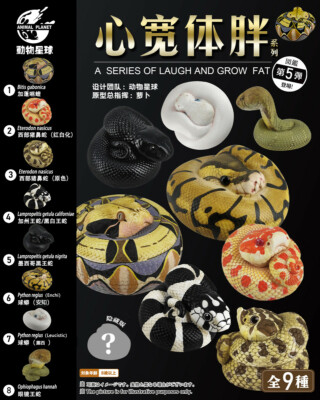 ANIMAL HEAVENLY BODY Snake Figure Reptiles Animal Model Blind Box Toys Gift