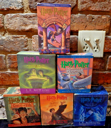 Harry Potter Audio Books On CD Unabridged Lot Of 5